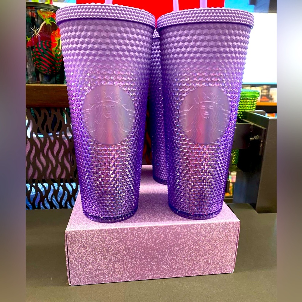 Starbucks purple ombre tumbler holidays 2023 unreleased